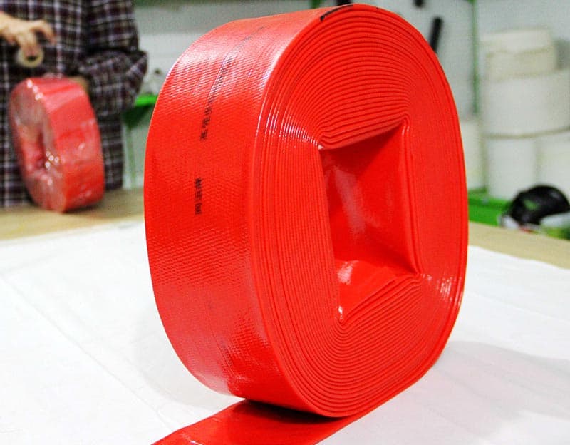 PVC Transparent Layflat 4 Inch Hose for Farm Irrigation Tape Image