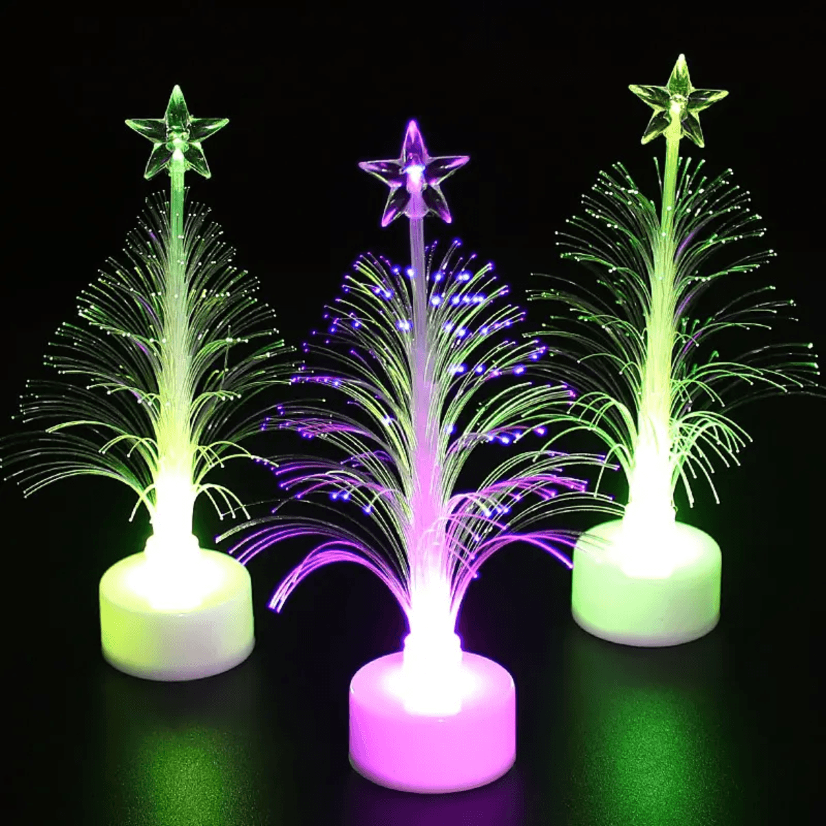 LED Christmas fiber tree